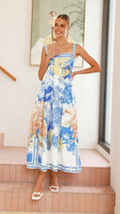 Saleema Maxi Dress - Blue Doll