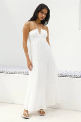 Adorations Maxi Dress White
