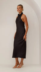 Rina Midi Dress - Black