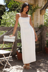 Honeymoon Love Maxi Dress White