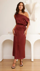 Prudence Maxi Dress - Wine