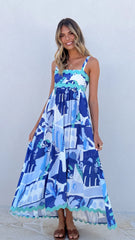Zarita Maxi Dress - Nyssa Print