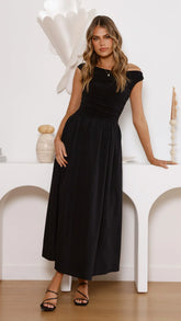 Immy Midi Dress - Black