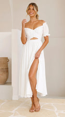Hulu Maxi Dress - White