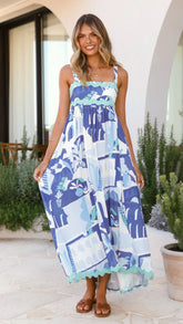 Zarita Maxi Dress - Nyssa Print