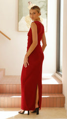 Lilah Maxi Dress - Wine