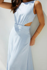 Coastal Glow Maxi Dress Blue