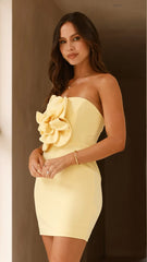 Xanbi Mini Dress - Yellow
