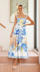 Saleema Maxi Dress - Blue Doll