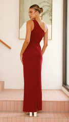 Cataleya Maxi Dress - Wine