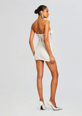 Lael Embellished Lace Dress