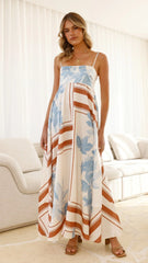 Kaethe Maxi Dress - Amore Print